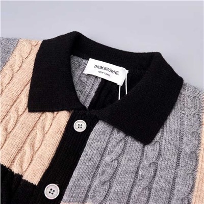 Женский свитер кардиган с рисунком  THO*M BROWN*E