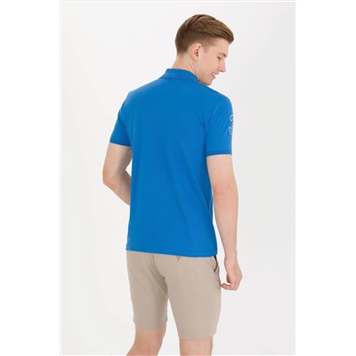 Erkek Saks Basic Polo Yaka Tişört