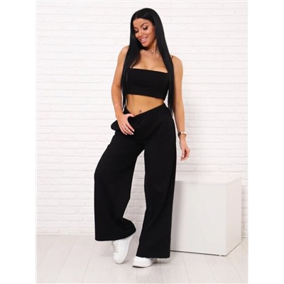 Брюки палаццо на резинке, Арт. 812