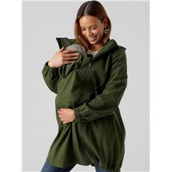 Демисезонная куртка/ветровка для беременных 3 в 1 с капюшоном со слинговставкой и вставкой для большого живота Vero Moda. Благодаря конструкции "три в одном" может использоваться после родов.  Материал: бионическая ветрозащитная и водоотталкивающая ткань