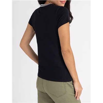 RINGER NECK TRIM T-SHIRT