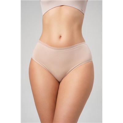 Набор трусов OIRO 0117 женские хлопковые черный/белый/бежевый 3 шт