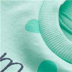 Baby Sweatkleid mit Punkte-Allover