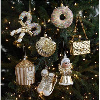 Игрушки на елку. Набор из 12 штук