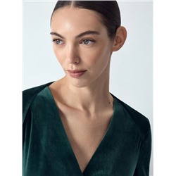 Платье макси из бархата, PL1596/jambo