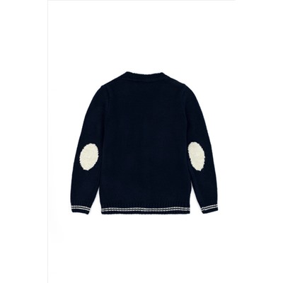 Erkek Çocuk Lacivert Triko Hırka