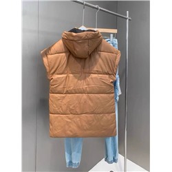 Женская жилетка из эко кожи  Cortefiel*d