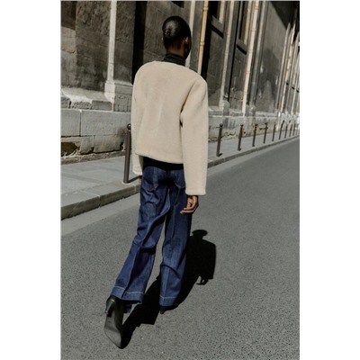 DOUBLE-FACED JACKET WITH TOGGLES