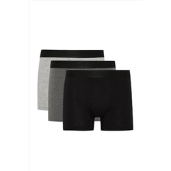 DeFacto Regular Fit 3'lü Boxer K7635az24sm