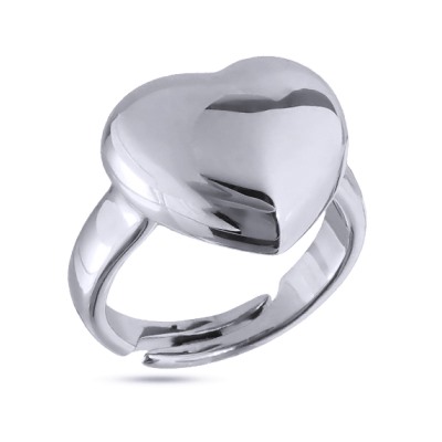 Кольцо Сердцебиение (покрытие родий), Есть комплект