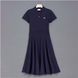 Женское спортивное платье поло 2 цвета ЛАКОСТ*Е