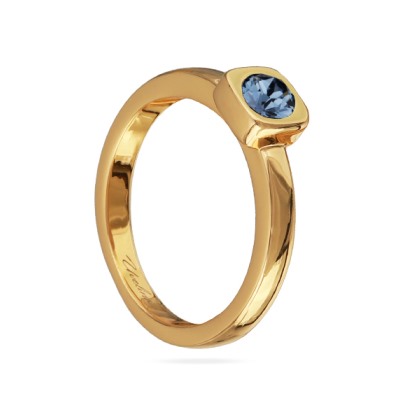 Кольцо Теннис (кристаллы SW джинс 4мм; покрытие золото), Есть комплект