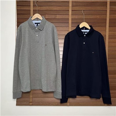 Мужское поло с длинным рукавом ТОММИ ХИЛФИГЕ*Р