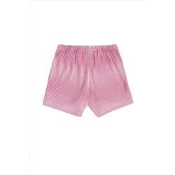 Çocuk Pembe Örme Şort