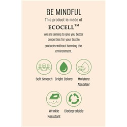 Darvell Çift Kişilik Pamuklu Ecocell Baskılı Pike - Bej