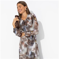 Платье на подкладе, Летящие мгновения (grey)