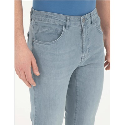 Açık Mavi Slim Fit Jean Pantolon
