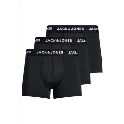 Jack & Jones Jack Jones Black Mıcrofıbre 3 L Ü Paket Erkek Boxer 12182421