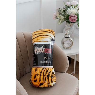 Покрывало трикотажное ворсовое ТМ Павлина, Тигр