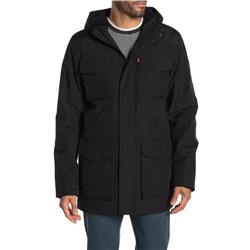 Levi's Hooded Drawcord Waist Parka Jacket