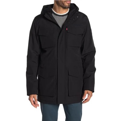 Levi's Hooded Drawcord Waist Parka Jacket