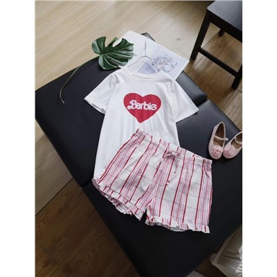 Женский лёгкий костюм/ пижама Материал: 65% хлопок, 35% вискоза