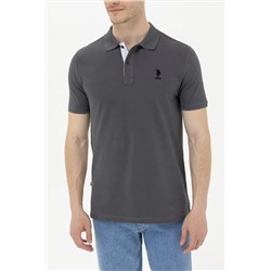 Erkek Antrasit Basic Polo Yaka Tişört