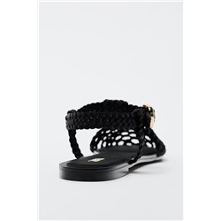 FLAT CAGE SANDALS