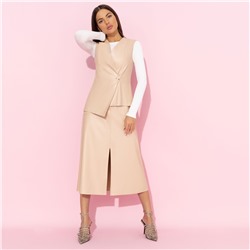 Юбка с карманами, Откровенно шикарная (беж)