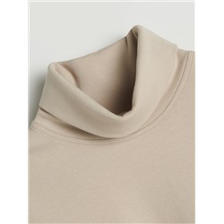 Sweatshirt mit hohem Stehkragen