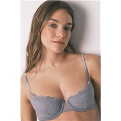 Sujetador clásico BEAUTIFUL encaje gris
