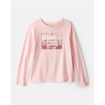 Girls Always Sweet Long-Sleeve Graphic Tee - Grey