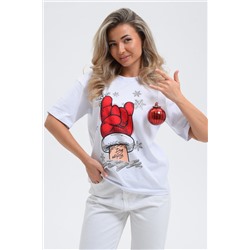 8531 Футболка женская оверсайз