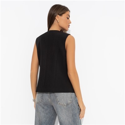 Жилет из костюмной ткани, Залог успеха (black)