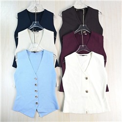 Женский вязаный жилет  ЗАР*А