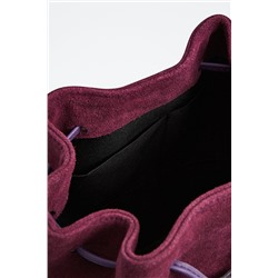 Bolso saco de piel Jila Violeta