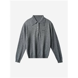 Женский шерстяной пуловер с воротником МИУ МИ*У