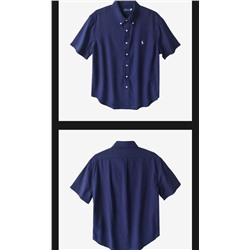 Мужская рубашка из смеси хлопка и льна ✔️Polo Ralph Lauren , оригинал, экспортный магазин   Состав 70% хлопок+30% лён