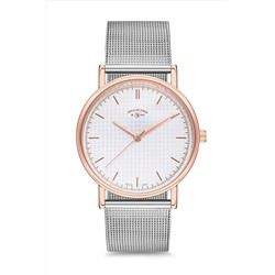 Aqua Di Polo 1987 Gümüş Hasır Erkek Kol Saati Apsv1-a6242-eh154