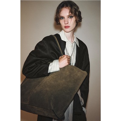 BOLSO PIEL SERRAJE MAXI SHOPPER