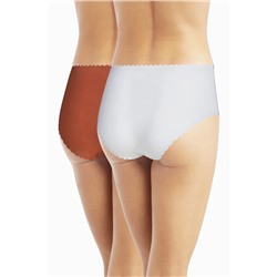 Pack de 2 bragas midi sin costuras