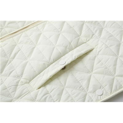 Женский длинный тонкий хлопковый жилет с капюшоном