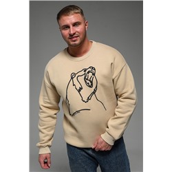 8535 Мужской свитшот оверсайз