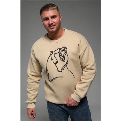 8535 Мужской свитшот оверсайз