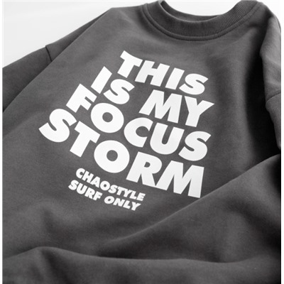 Хлопковый свитшот для мальчиков