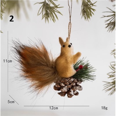 Украшения на елку с веревкой и без