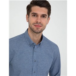 Mavi Slim Fit Uzun Kollu Gömlek