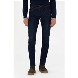 Erkek Eflatun Jean Pantolon