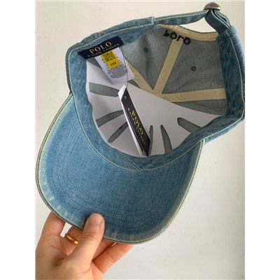 Новая бейсболка с мягким верхом из выстиранной джинсовой ткани РАЛЬ*Ф Л