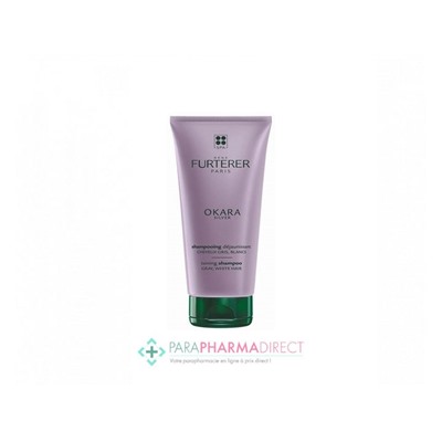 René Furterer Okara Silver Shampooing Déjaunissant Cheveux Gris, Blancs FORMAT VOYAGE 50ml